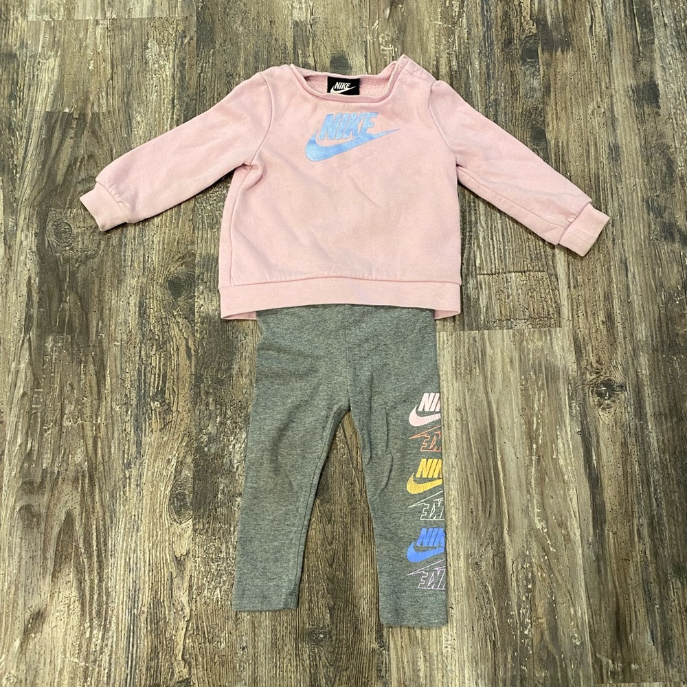 ❌SOLD❌ Nike 18M sweatshirt with matching leggings